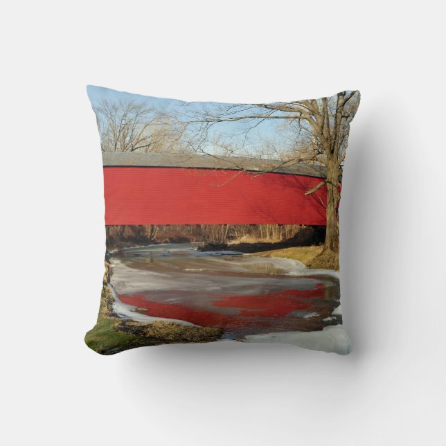 Winter Thaw American MoJo Pillow Kussen (Voorkant)