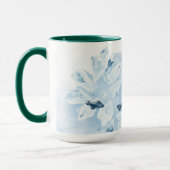 Winter Thaw Blue Icicle Personalized Mok (Links)