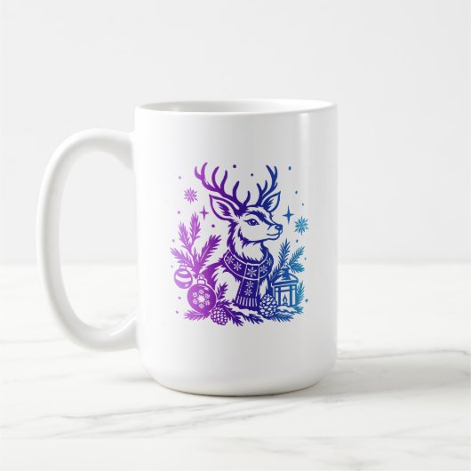 Winter-thema koffiemok (Links)