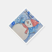 Winter thema Papieren servetten, Standaard Cocktai Servet (Hoek)