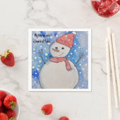 Winter thema Papieren servetten, Standaard Cocktai Servet (Insitu)