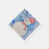 Winter thema Papieren servetten, Standaard Cocktai Servet (Hoek)