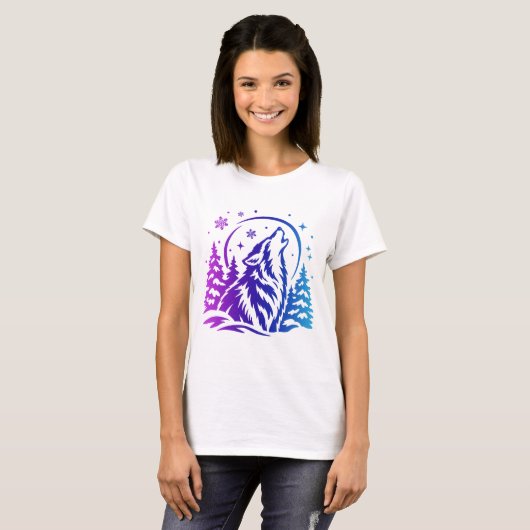 Winter-thema t-shirt (Voorkant volledig)