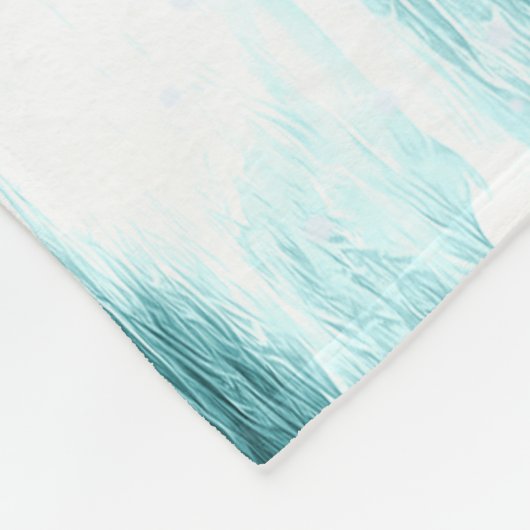 Winter Theme Galloping Arabian Horse Fleece Deken (Hoek)