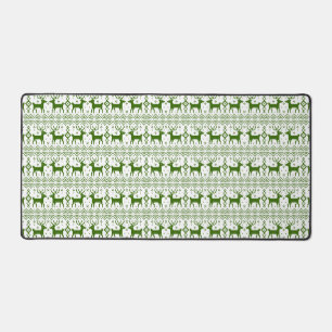 Winter Theme Reindeer Pattern Holiday Kerstmis Bureaumat
