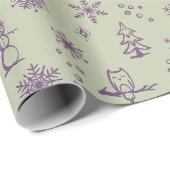 Winter Things Wrapping Paper - Thee + Plum Cadeaupapier (Rol Hoek)
