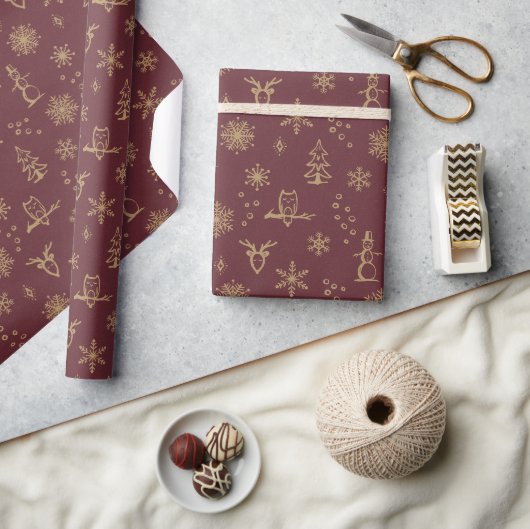 Winter Things Wrapping Paper - Wijn + Fawn Cadeaupapier (Crafts)