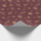 Winter Things Wrapping Paper - Wijn + Fawn Cadeaupapier (Hoek)