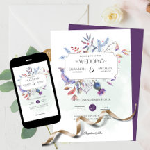 Winter Thistle Print of Digital Wedding
