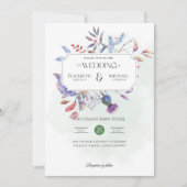 Winter Thistle Print of download Weddenschap Kaart (Voorkant)