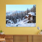 Winter Thuisscène Canvas Afdruk (Insitu (Woonkamer))