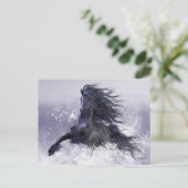 Winter Thunder Briefkaart (Staand voorkant)