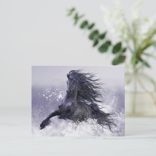 Winter Thunder Briefkaart (Staand voorkant)