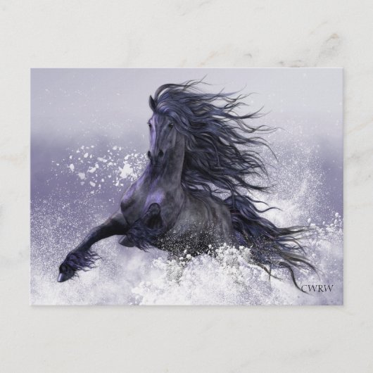 Winter Thunder Briefkaart (Voorkant)