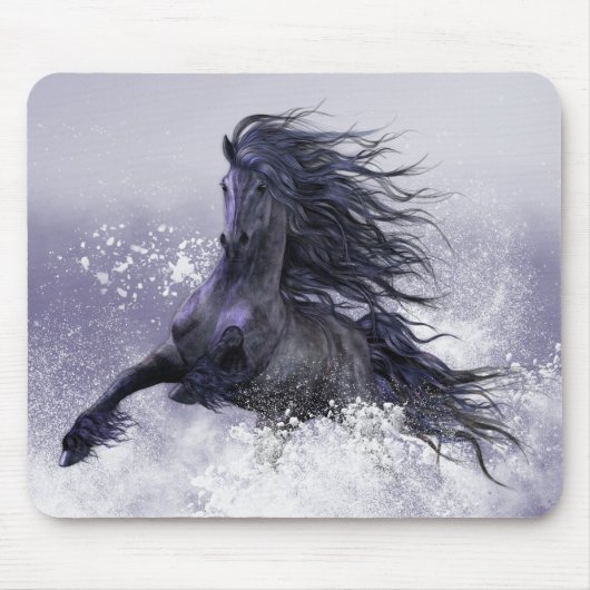 Winter Thunder Mousepad Muismat (Voorkant)