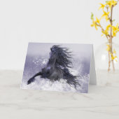 Winter Thunder Notecard Kaart (Gele Bloem)