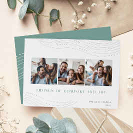 Winter Tidings | 3 Foto Collage Holiday Kaart