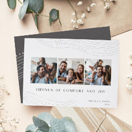 Winter Tidings | 3 Foto Collage Holiday Kaart