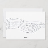 Winter Tidings | Enkele foto Feestdagenkaart (Achterkant)