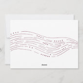 Winter Tidings | Enkele foto Feestdagenkaart (Achterkant)