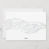 Winter Tidings | Enkelvoudige fotowandwens Feestdagenkaart (Achterkant)