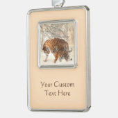 Winter Tigers aangepast ornament (Links)