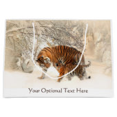 Winter Tigers aangepaste cadeautas (Voorkant)