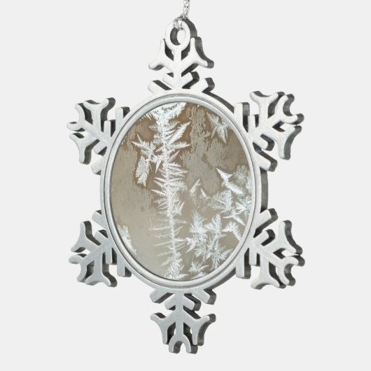 Winter Tin Sneeuwvlok Ornament (Rechts)