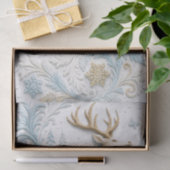 Winter to Spring Stag Chasing Butterfly Tissuepapier (Geschenk)