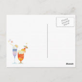 Winter Toast Fun Holiday Cocktail Party Briefkaart (Achterkant)