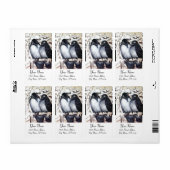 WINTER-TORTELDUIFJES ETIKET (Full Sheet)