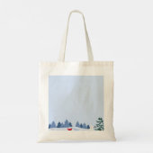 Winter Tote Bag,Beutel.Merry Christmas Image. Tote Bag (Achterkant)
