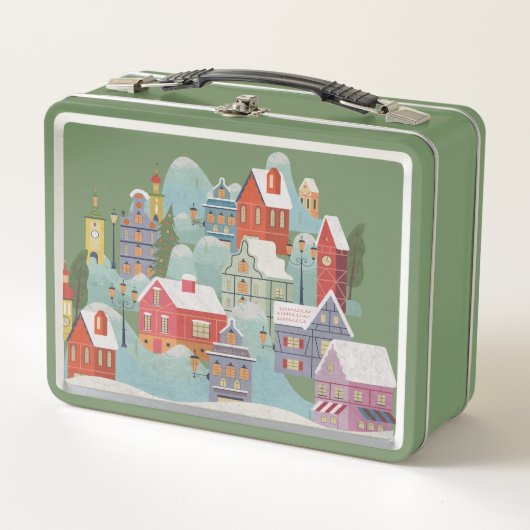 Winter Town Kerstmis (Voorkant)