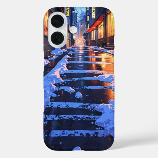 Winter Town Street Case-Mate iPhone Case (Achterkant)