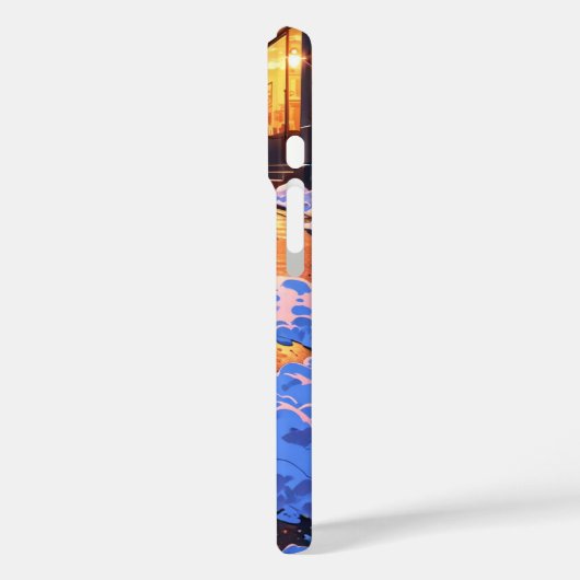 Winter Town Street Case-Mate iPhone Case (Achterkant / Links)