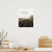 Winter Tracks and Scripture 16x20 Gloss-Poster Poster (Keuken)