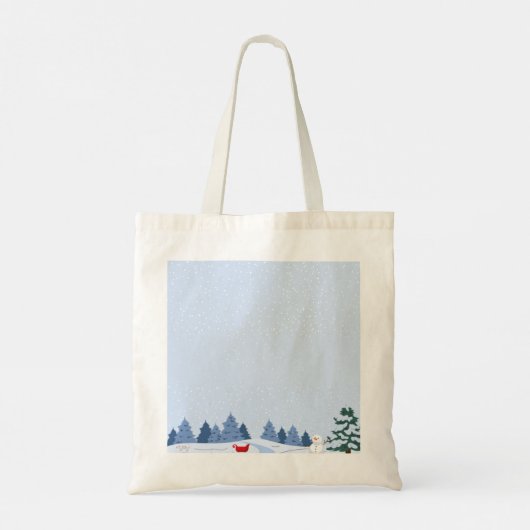 Winter Tragetasche  Tote Bag (Achterkant)