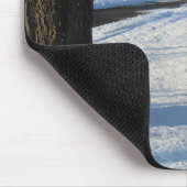 Winter Trail & Fence natuur foto Muismat (Hoek)