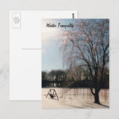 Winter Tranquility Briefkaart (Voorkant / Achterkant)