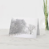 Winter Tranquility Christmas Card Feestdagen Kaart (Voorkant)