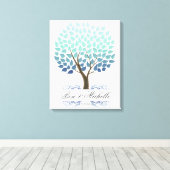 Winter Tree -100 Signature Canvas Guest Book (Insitu (Houten vloer))