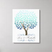 Winter Tree -100 Signature Canvas Guest Book Afdruk (Voorkant)