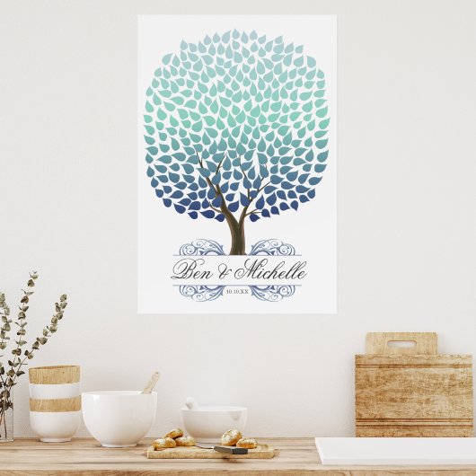 Winter Tree -250 Signature Guest Book Alternative Poster (Keuken)