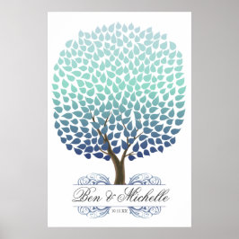 Winter Tree -250 Signature Guest Book Alternative Poster
