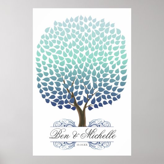 Winter Tree -250 Signature Guest Book Alternative Poster (Voorkant)