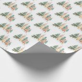 Winter Tree background Cadeaupapier (Hoek)