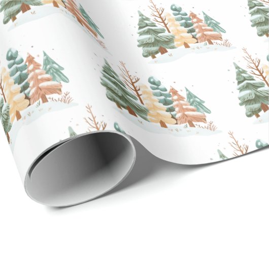 Winter Tree background Cadeaupapier (Rol Hoek)