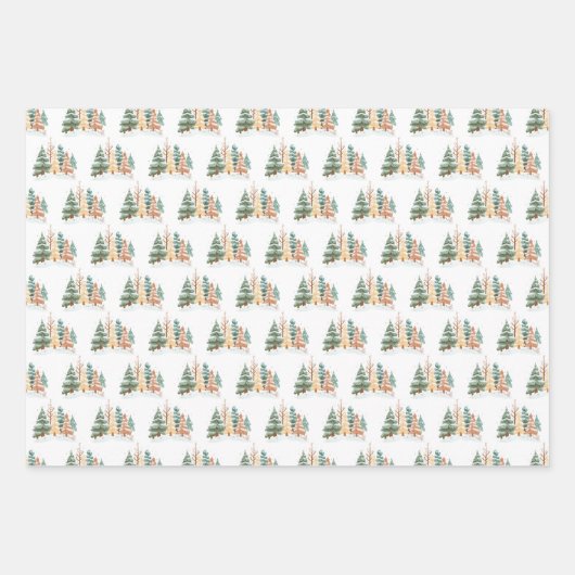 Winter Tree background Inpakpapier Vel (Voorkant)