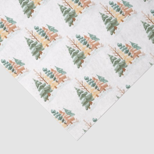Winter Tree background Tissuepapier (Detail)