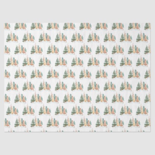 Winter Tree background Tissuepapier (Voorkant)